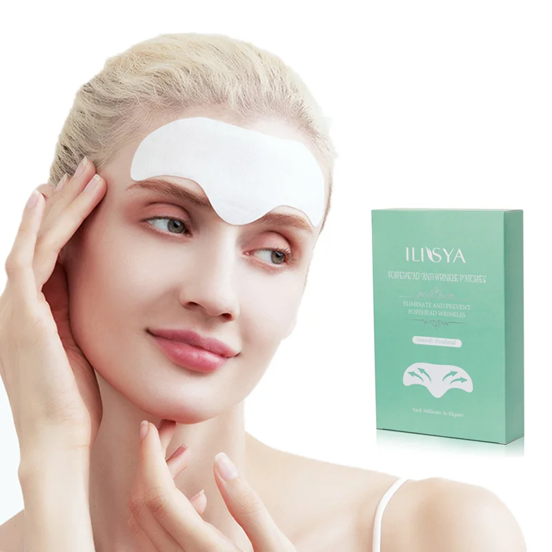 Ilisya Forehead Anti-Wrinkle Patches Frown Lines Removal Skin Care Stickers Moisturizing Pad-10 PCs (English Package))