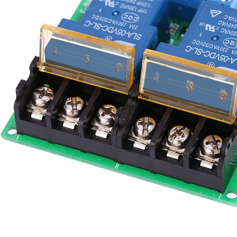 2 Channel Relay Module 12V 5V 24V Output Capacity Within DC 30V 30A or AC 250V 30A Optocoupler Isolation Relay Board Module