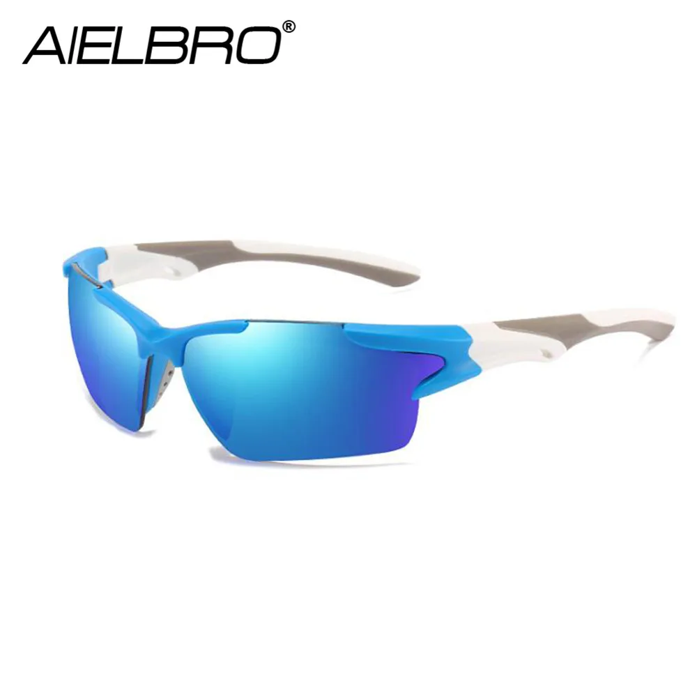 AIELBRO Cycling Eyewear Men\'s Sunglasses Cycling Sunglasses Outdoor Sports Man Cycling Glasses For Bicycle Glasses