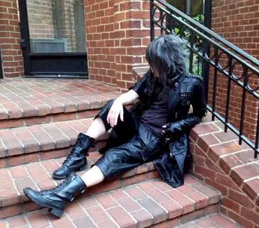 Final Cosplay Fantasy XV Noctis Lucis Caelum Cosplay Costume shoes Outfit Coat Gloves Pants T-shirt Halloween party Costume