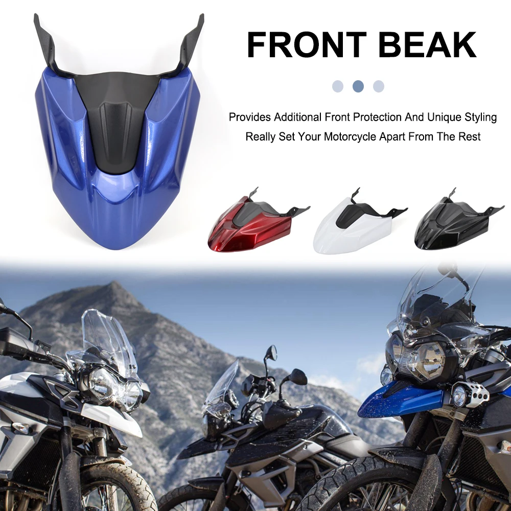 NEW Motorcycle For Tiger 800 XRT For TIGER 800 XRX Front Beak Extend Wheel Fender Nose Extension Cover 2019 2018 2017 2016 2015