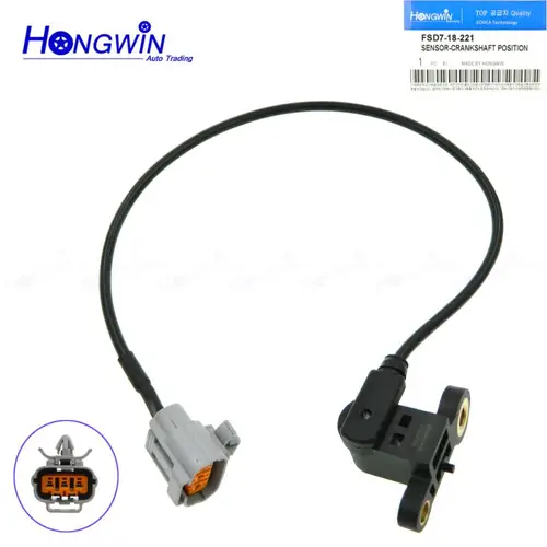 Imagen 1 del producto Sensor de posición de cigüeñal FSD718221 para MMazda 626, 323, Protege el 5, 2.0l1998-2003, FSD718221B, J005T15171, J5T151, FSD7-18-221B