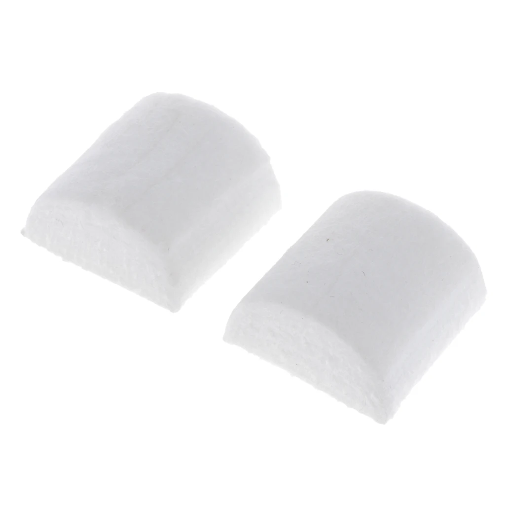 2 Pieces Wool Felt Dampening Pad Dampers Electric Drum Beater Heads