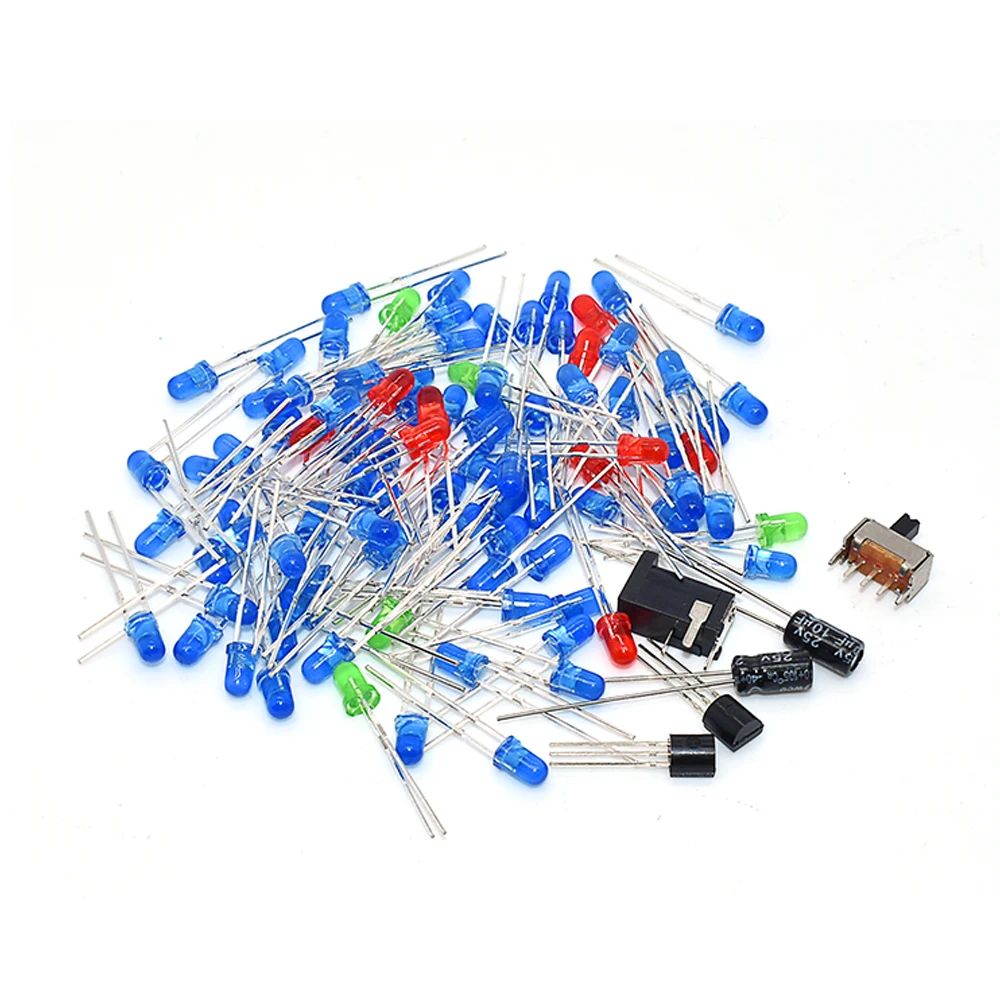 Wobblers eletrônicos com 95 LEDs, Laboratório Swing Bell, Fun DIY Kit, Wind Bell, 5V, 9V