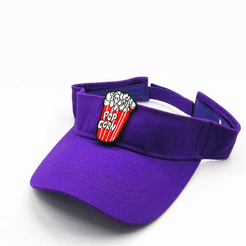 LDSLYJR Letter Popcorn Embroidery Visors Baseball Cap Adjustable Snapback Cap for Men and Women 108 - view 3