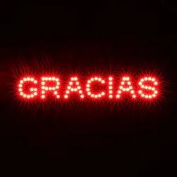 Red 12V Car LED Display Panel