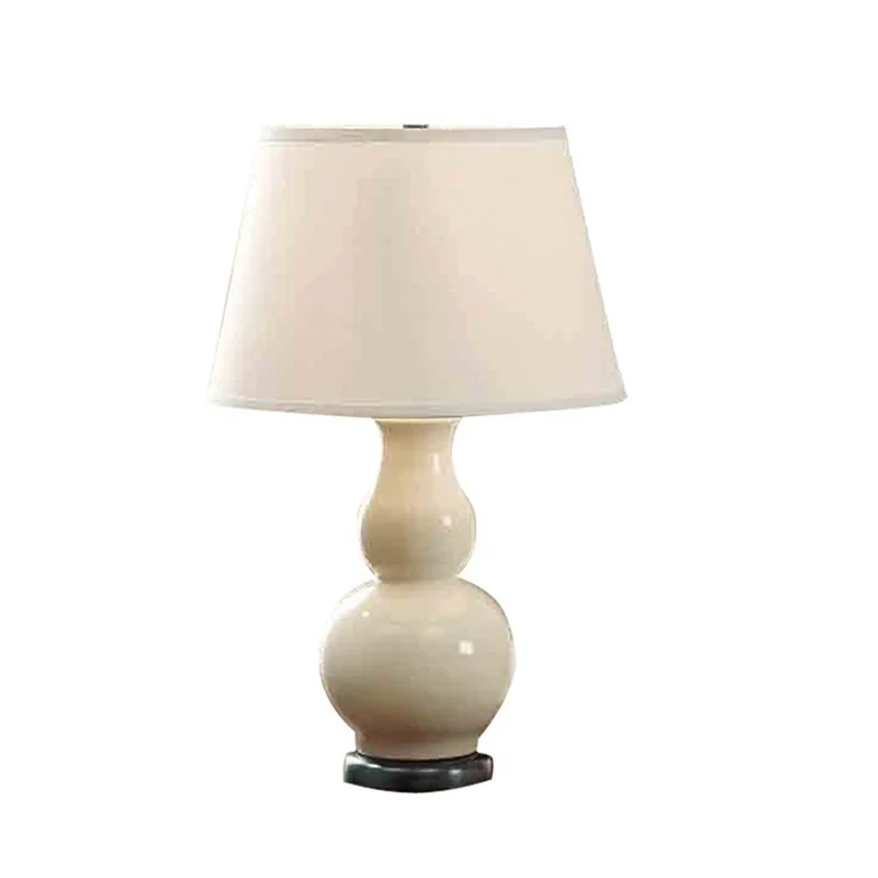 OUFULA Table Lamp Desk Ceramic Modern Office Luxury Decoration Bed LED Light For Home