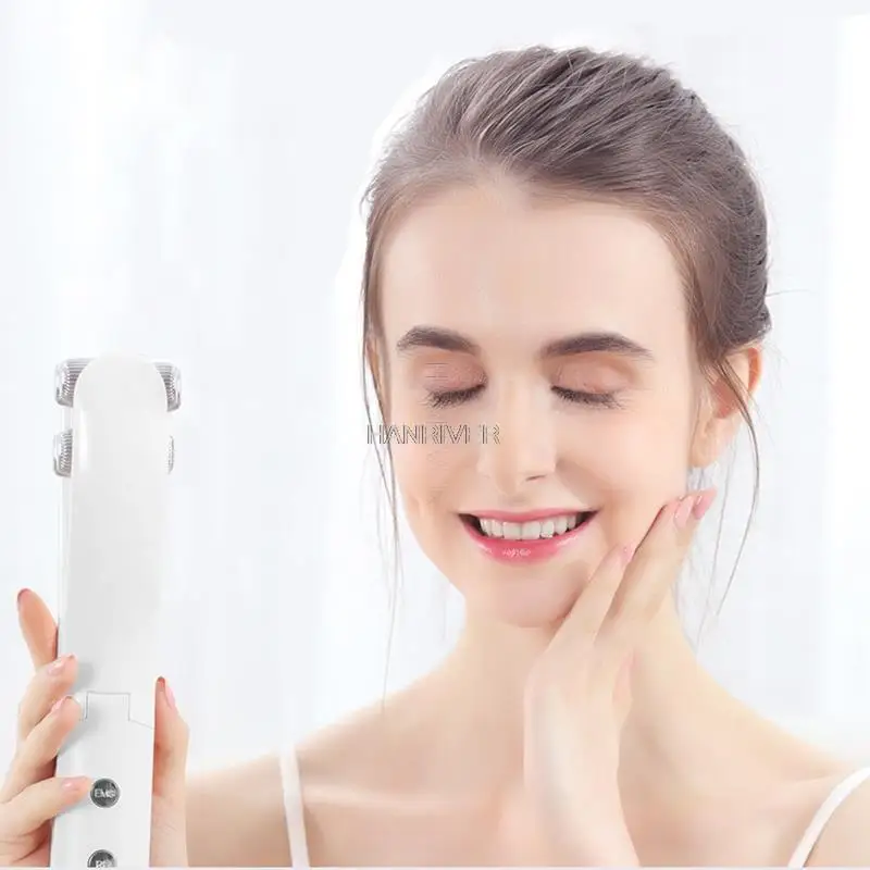 

Face slimmer V face massage lift tensioning beauty instrument facial massage stick roller manual