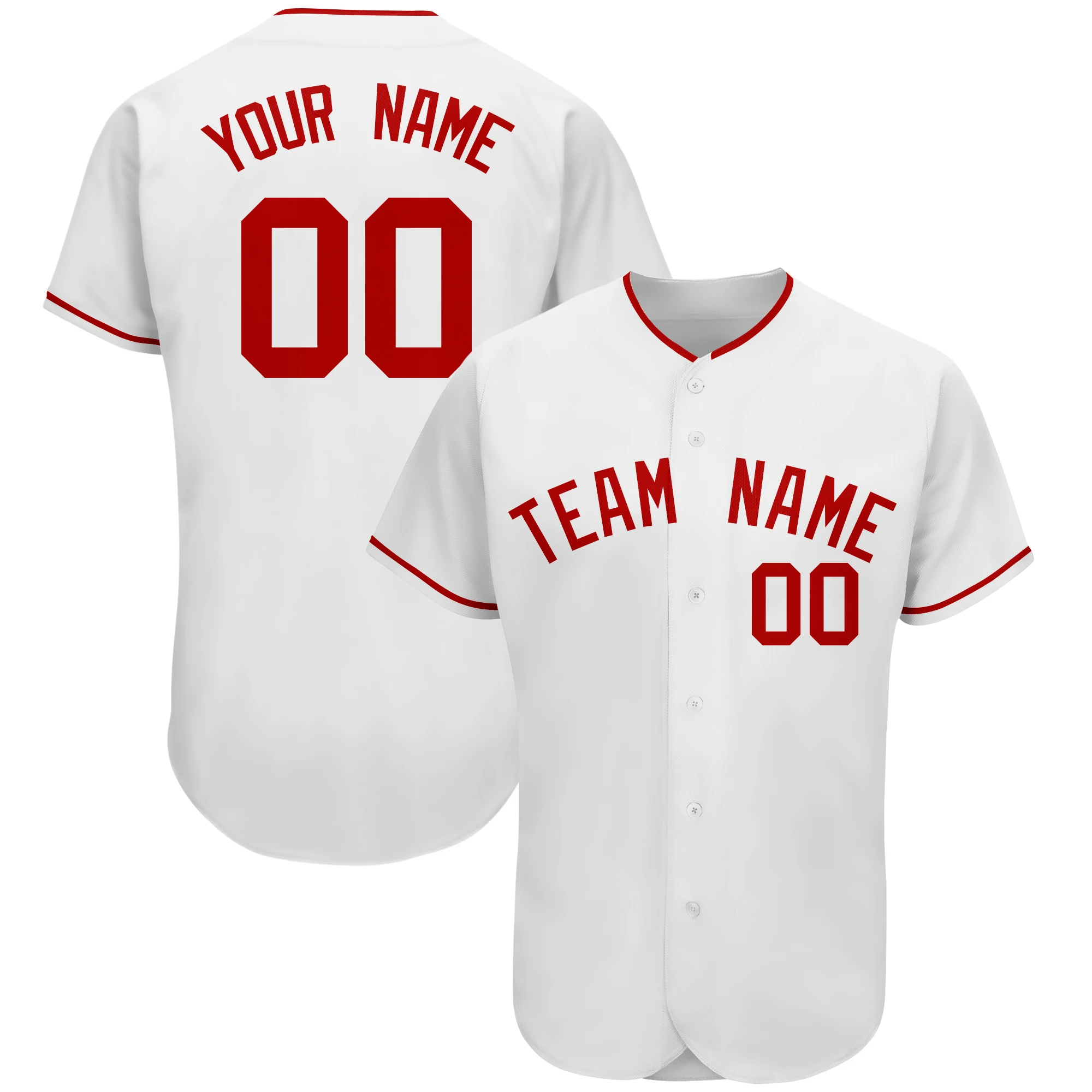 Customized Baseball Jersey,Personalized Print your logo Name/Number V-neck Breathable Mesh Shirts for Men/Youth Casual Outdoors