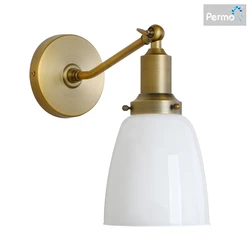 Permo Industrial Vintage Slope Pole Wall Mount Single Sconce with 5.5