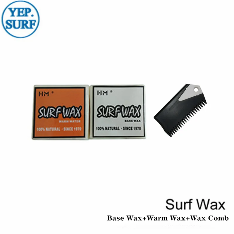 

Warm Water Wax Comb, Fin Key, Base Wax, Combo SUP Board, Surfboard Wax, Favorable