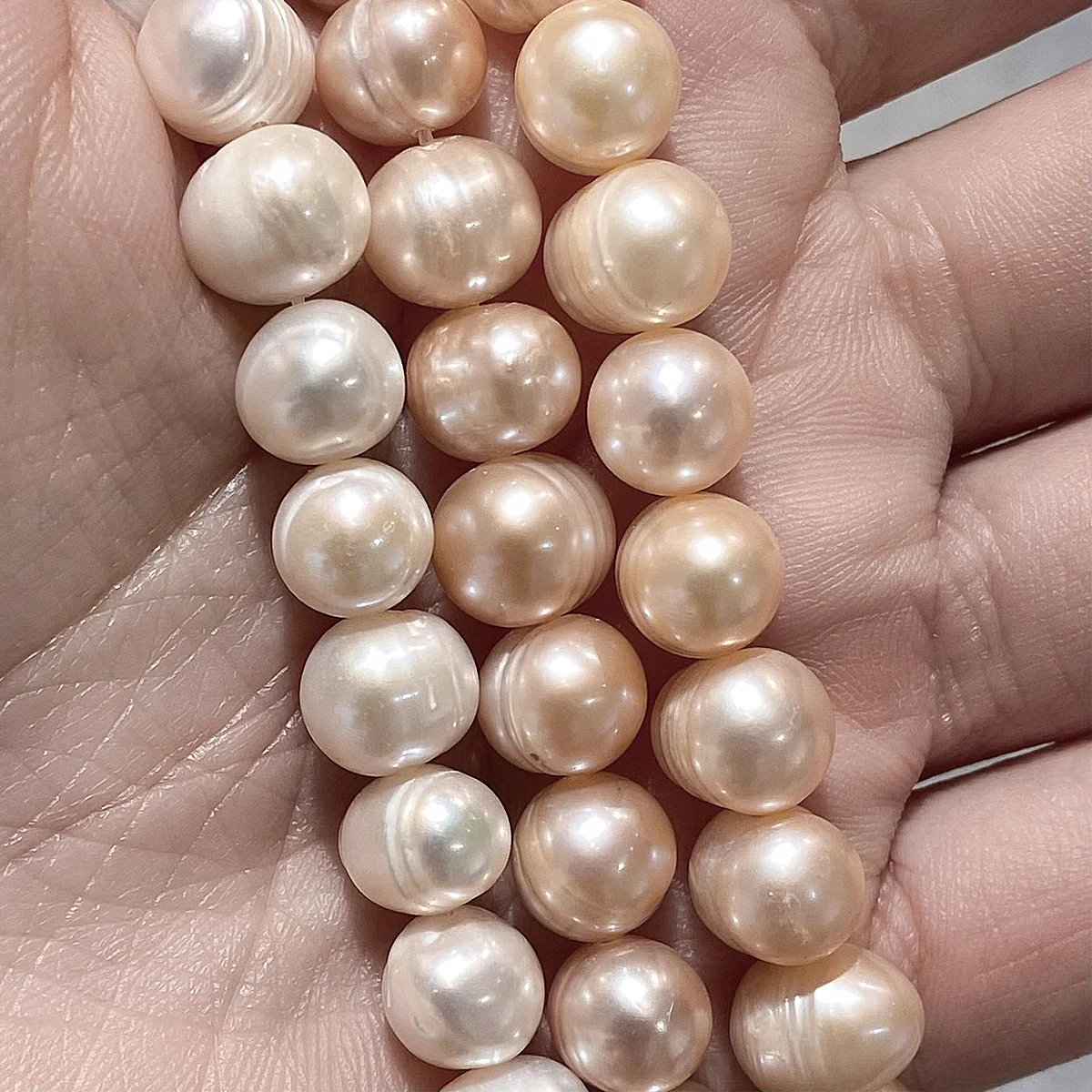 

New Release 4-9mm Natural Freshwater Pearl Beads Irregular Shaped Spherical Beads For DIY Bracelet,Necklace Jewelry Making