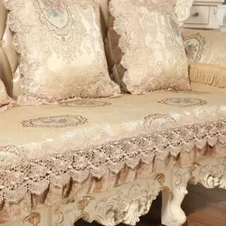 AIWINSURE-European Loveseat Slipcover, Sofa Cover, 2, 3, 4 Seater, Luxury, Couch Furniture Protector, Sofa Cushion, Non-slip