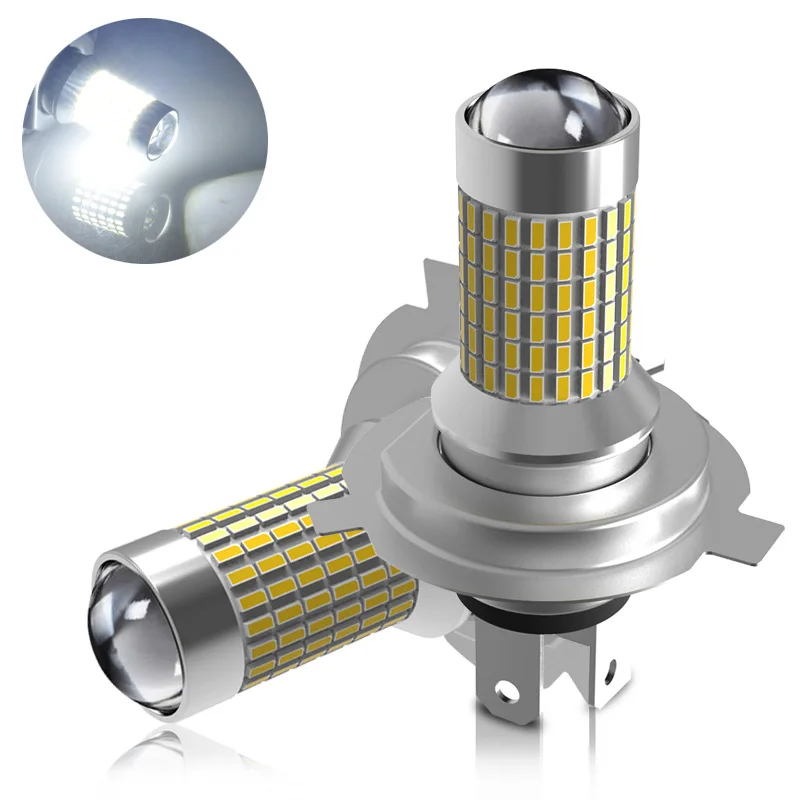 

2x H8 H11 H16 Led Fog Lights Lamp Foglight Bulb 12V 3014 Chips 144SMD 6000K White Car Driving Running Auto Front Foglamps DRL