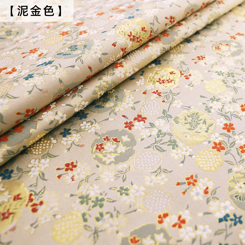 Brocade jacquard pattern damask fabrics designer for sewing cheongsam and kimono DIY clothing patchwork material