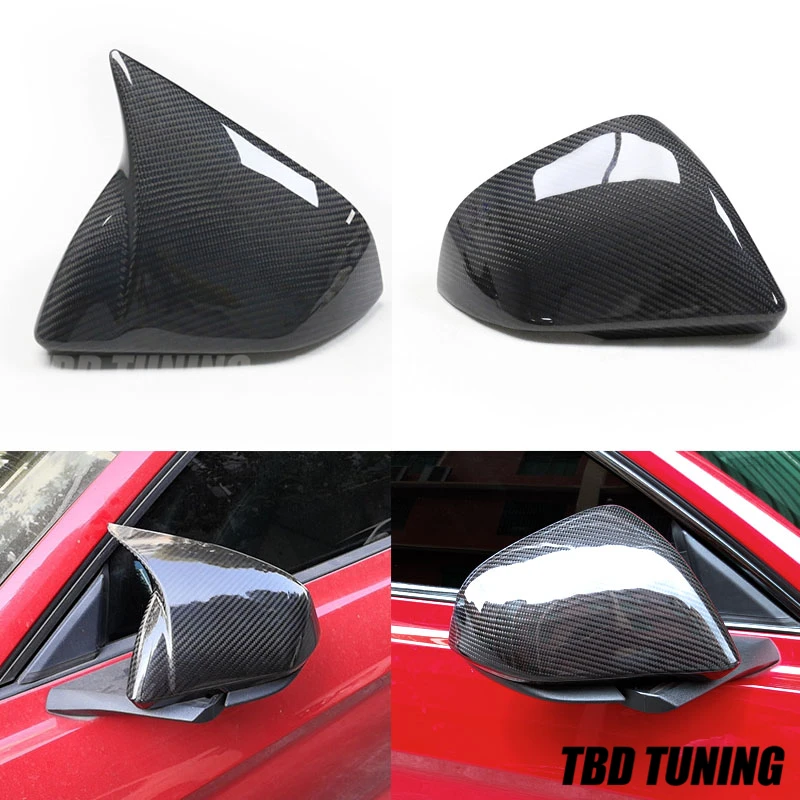 

Carbon Fiber Mirror Cover For Ford Mustang Europe Model 2014 2015 2016 2017 2018 Replacement &Add On Style Car Wing Mirror Cover