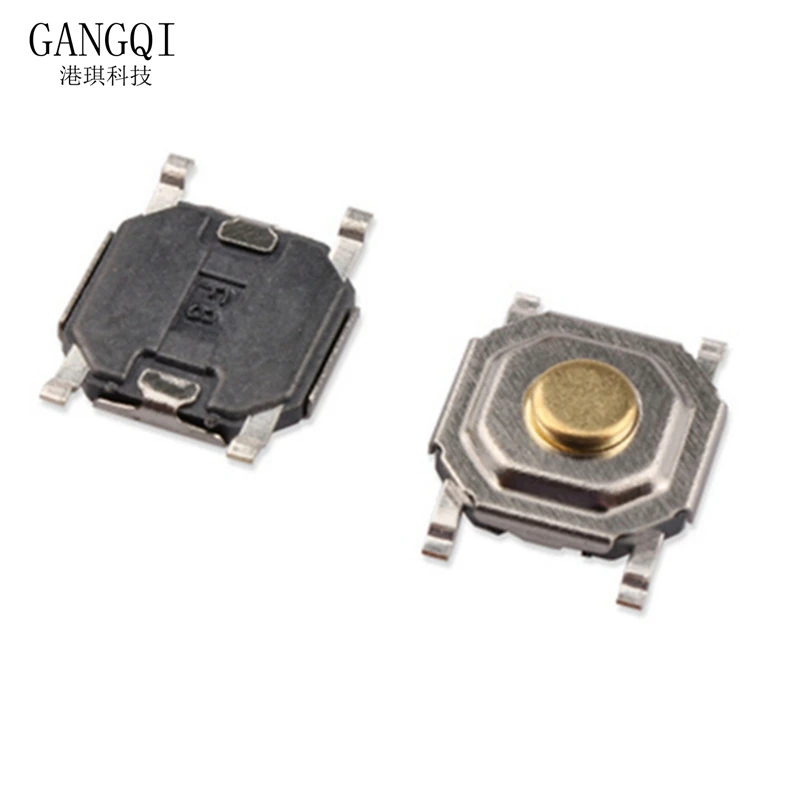 20PCS waterproof 4*4*1.5mm SMD 4pin Light touch switch SMD4 ON/OFF Touch button Touch micro switch 4*4*1.5 keys button