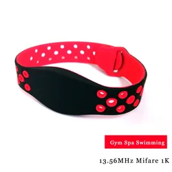 13.56Mhz RFID Wristband Silicone Electronic Bracelets Wrist Band NFC 1K S50