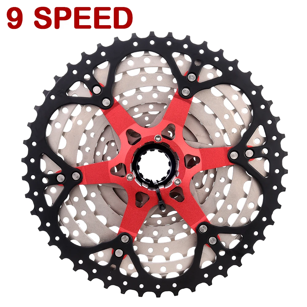 SUNSHINE Cassette Flywheel 8/9 Speed Freewheel MTB Road Bike Bicycle 25/28/32/36/40/42/46/50T Sprocket