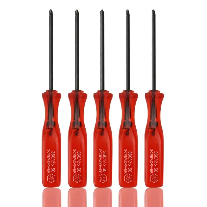 5pcs Triwing Trigram Y-Tip Screwdrivers Screw Drivers For /DS /DS Lite / (Red)