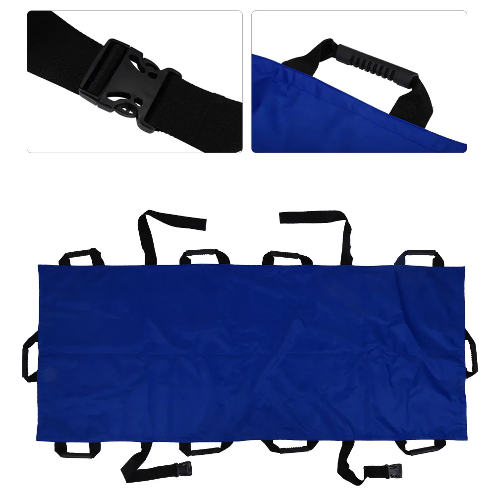 10 Handles Portable Oxford Cloth Household Stretcher Foldable Patient Transport Soft Stretcher For Medical And Home Emergency