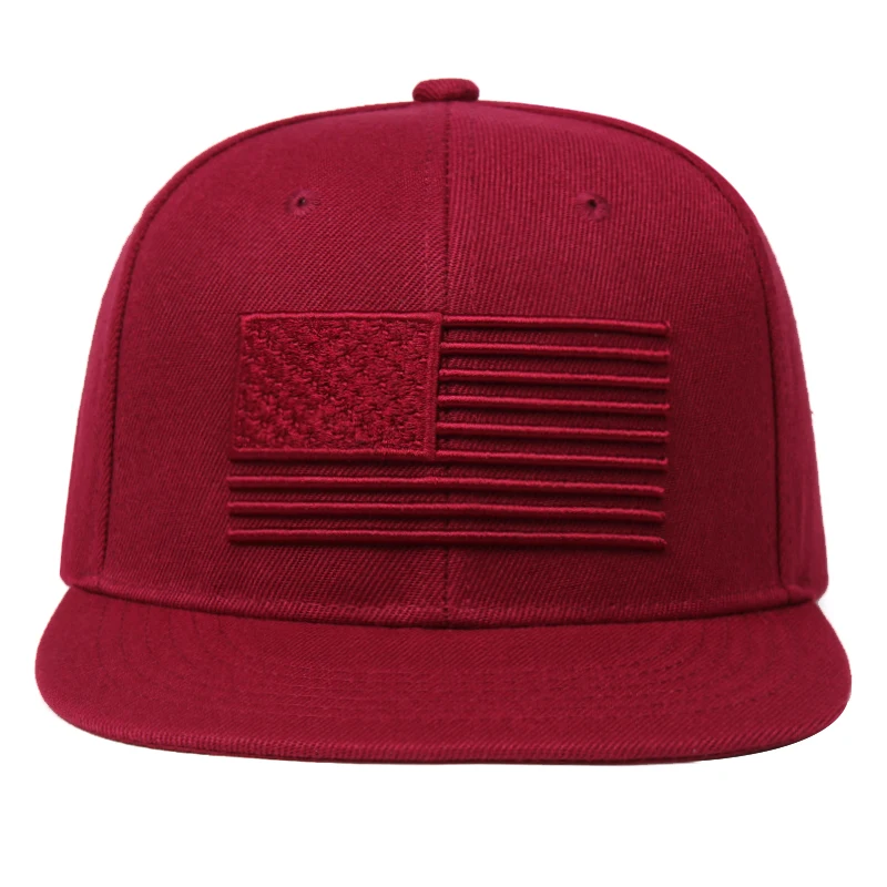 New American flag cotton fashion snapback cap hip-hop cap baseball cap adjustable Flat brim hat