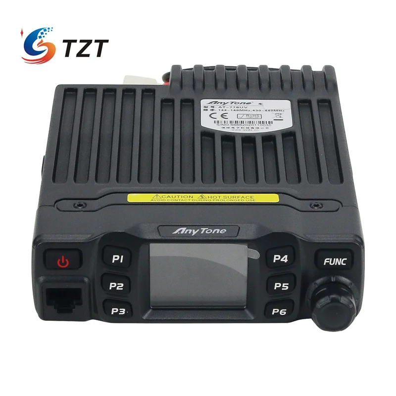 TZT-walkie-talkie de doble banda, Radio Móvil Mini de 25W, AT-778UV AnyTone, 10KM