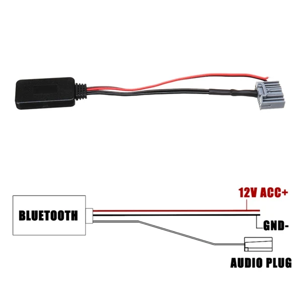 Автомобильный беспроводной Bluetooth 4,0 модуль музыкальный адаптер вспомогательная линия Aux аудио приемник для Honda For Civic 2006-2013 для Crv для Acco