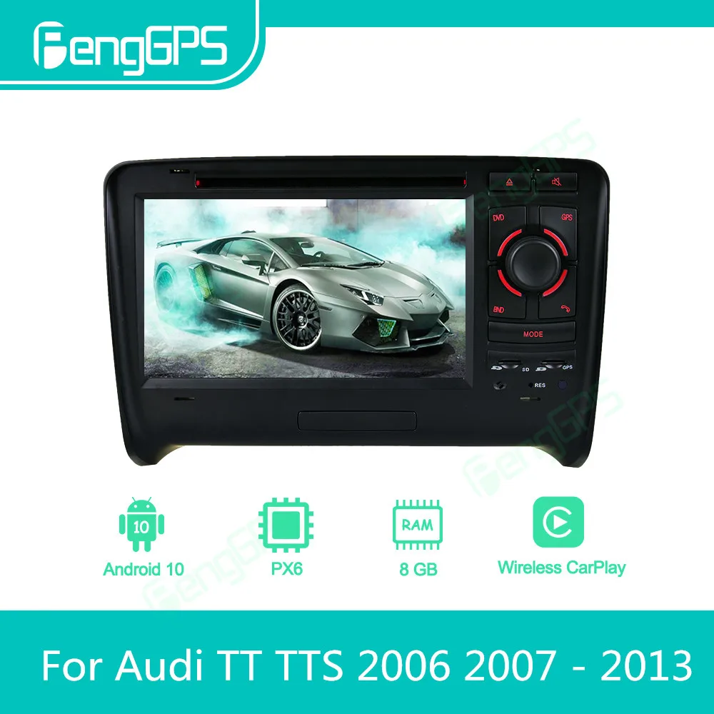 Car Multimedia Player Android Car Radio For Audi TT TTS 2006 2007 - 2013  Autoradio Stereo GPS Navi Screen DVD Head Unit