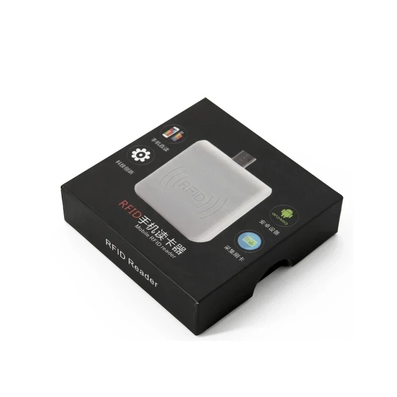 RFID 13.56Mhz Smart Chip Detection NFC Tag Badge Support Windows/Android Portable 1K S50 ISO14443 IC Card Reader