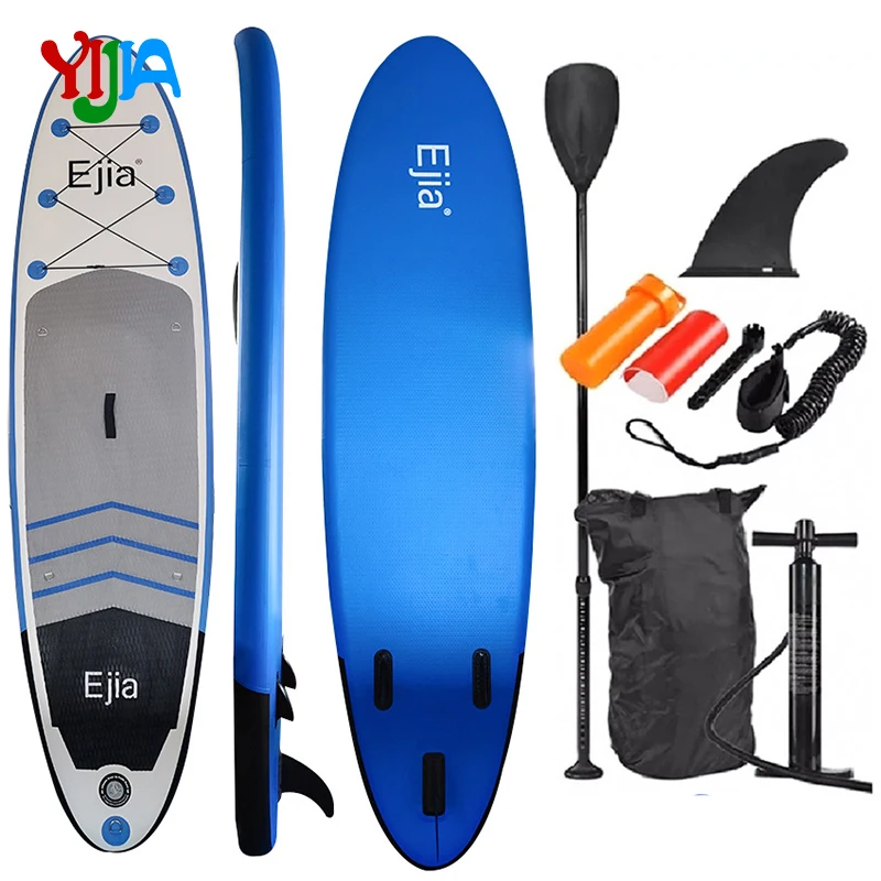 Ejia Portable Surfboard Inflatable Stand Up Adult Anti-Leak Valve Paddle Board Portable and Easy To Store For All Skill Levels