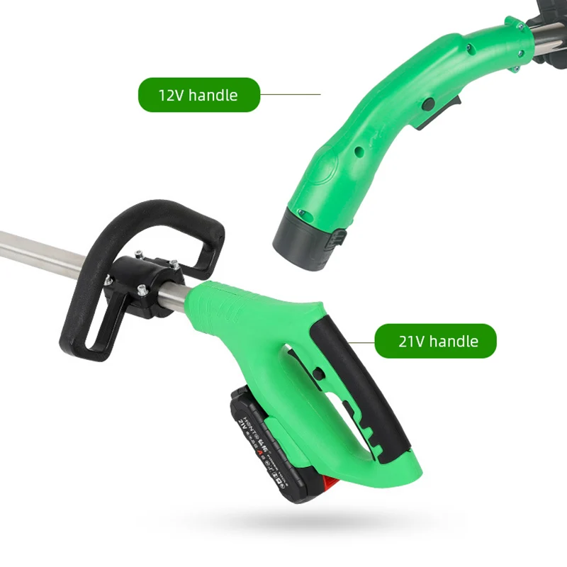 1ชุดชาร์จไร้สายTrimmer 12V/21Vไร้สายTrimmerไฟฟ้าGardenเครื่องตัดหญ้า1แบตเตอรี่