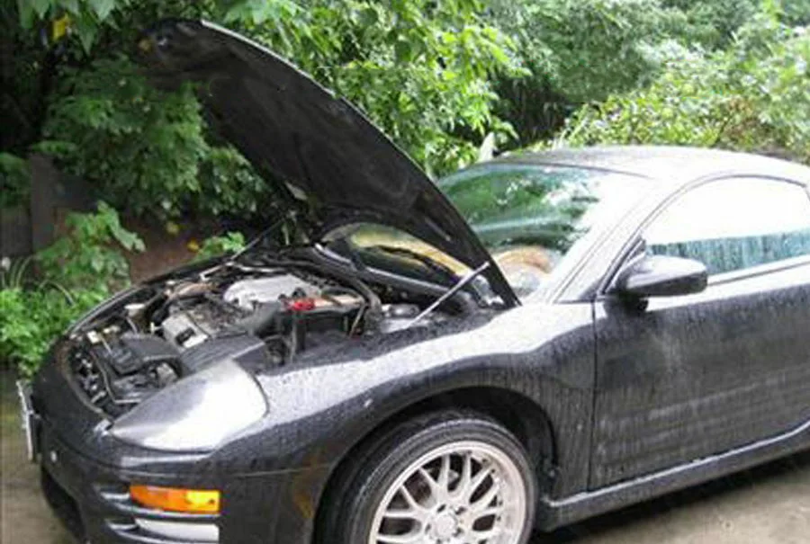 

Front Hood Bonnet Gas Struts Lift Support Shock Damper Carbon Fiber For 2000-2005 Mitsubishi Eclipse Eagle Talon