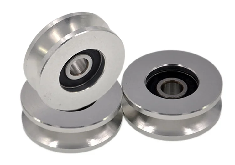 VMRA40 guide roller V-type aluminum wheel series bearing sheave outer diameter 40 groove sheave LLV62840-14