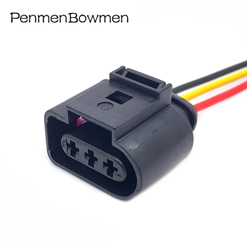 2/3/4/5/6/8/10 Pin 3.5mm Auto Ignition Coil Waterproof Connector Horn Sensor Plug With Cable 1J0973722 For VW