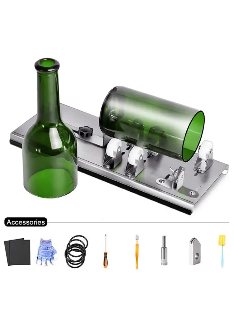 NEW Profesional Glass Bottle Cutter Kit Bottle Cutter DIY Machine Glass Cutter Tools Set