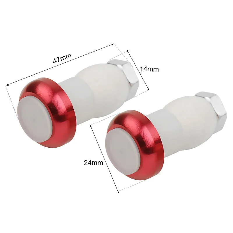 2 Pcs/Lot Bicycle Handlebar LED Light Bike Hand Grip End Plugs Blinkers Turn Signal Lights Safety Warning Riding Lighting