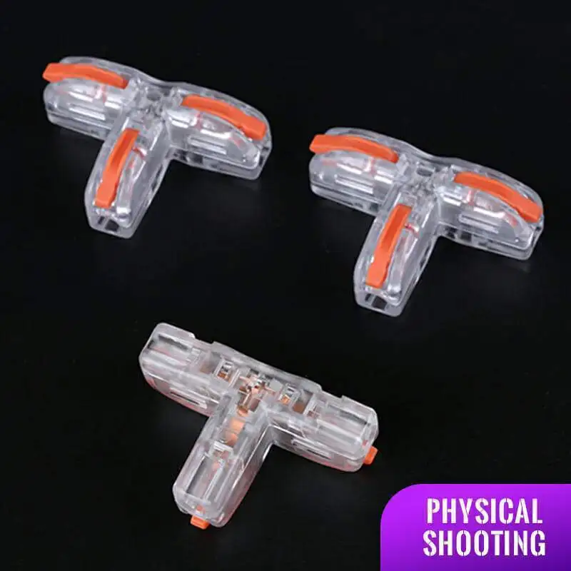 1 PCS 새로운 유형 빠른 연결 맨끝, T 유형 Universalline 쪼개는 도구, 빠른 전선 고정 브래킷, 전기 wireconnector