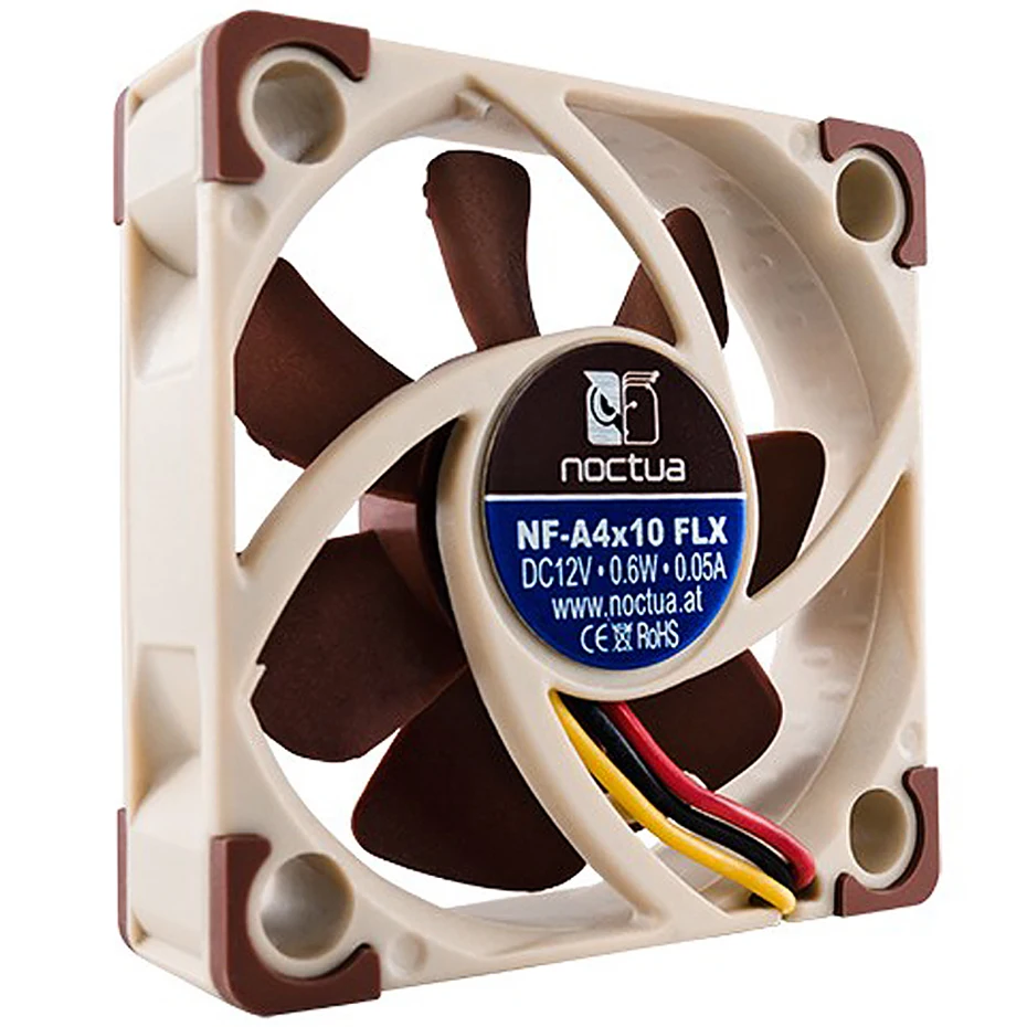 Noctua NF-A4x10 FLX 40mm Case Fan Quiet Cooling Fan 5V 12V PWM Intelligent Temperature Control Chassis Radiator Small Cooler Fan