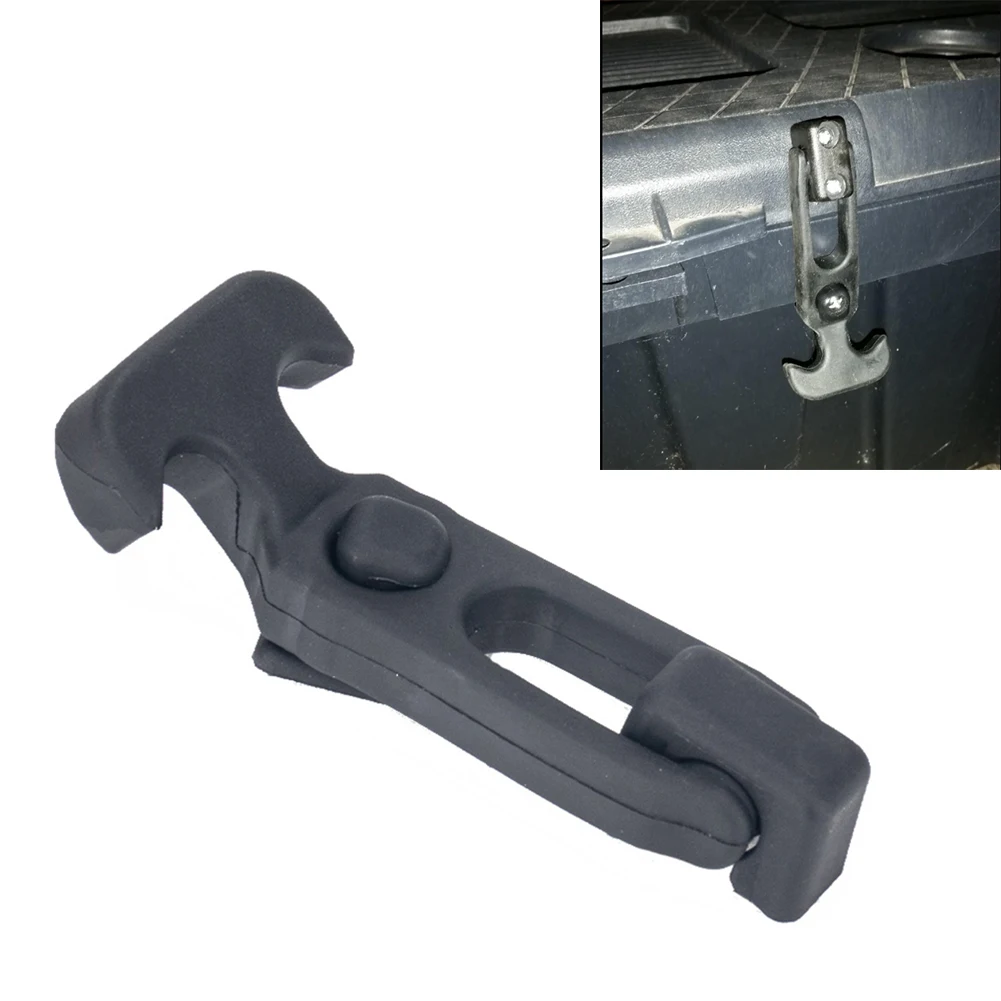 Rubber Flexible Draw Latch Buckle With Screws Kit Repair parts T-Handle Hasp Elastic For RV Tool Box Cooler