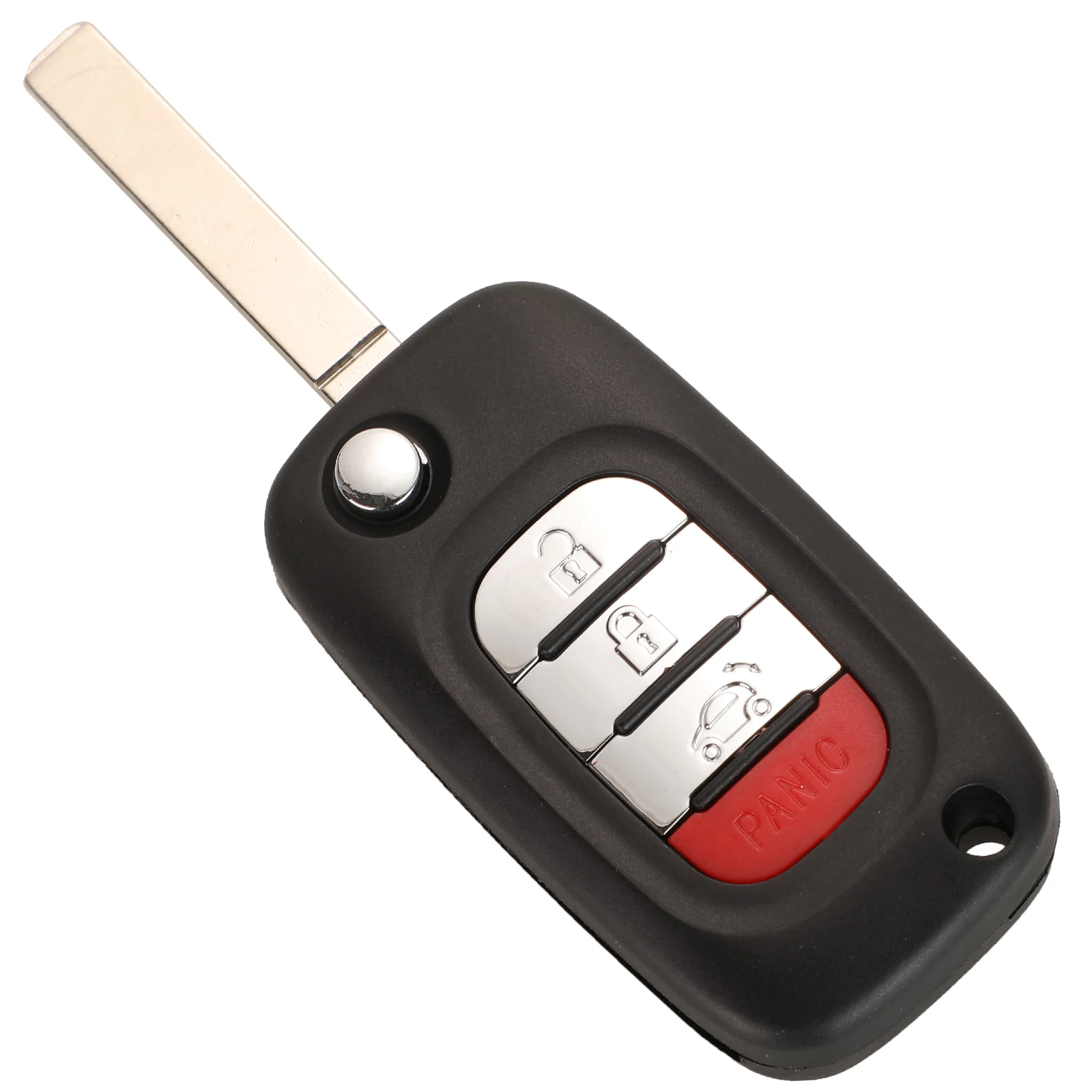 jingyuqin 3/4 Buttons Remote Car Key Shell Case Cover Fob for Mercedes Benz Smart Fortwo 453 Forfour 2015 2016 2017 Folding Key