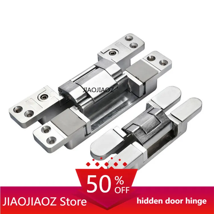 JIAOJIAOZ 180 degree concealed hinge 3d adjustable heavy duty concealed hinge for wooden door