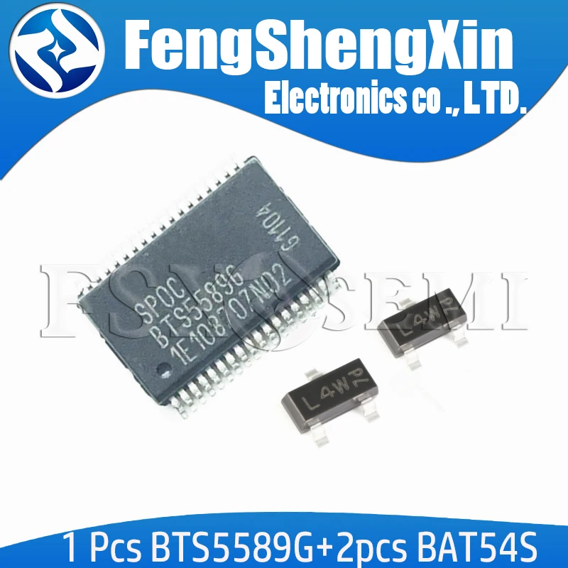 

1pcs BTS5589G +2pcs Bat54s BTS5589 car Cruze BCM body control module chip computer board SSOP36(giving BAT54S WV4)