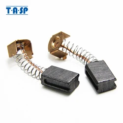 TASP 10 Pairs G720 Carbon Brushes 5x8x12mm for Black Decker G720-B3 GR750K PF600-B3 Angle Grinder Motor Power Tool Spare Parts