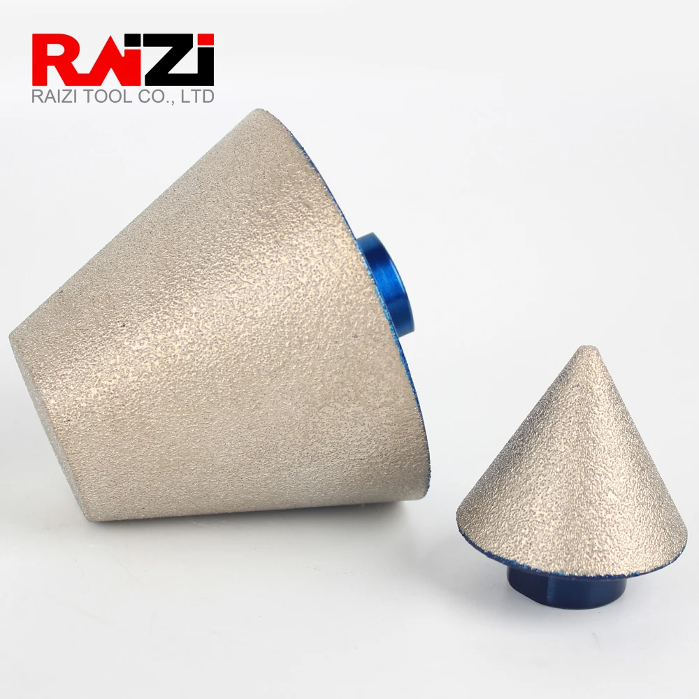 Raizi Beveling Chamfer Bit For Holes Trimming Vacuum Brazed Diamond Milling Bits  Finishing Hole Countersink Tool Ceramic M14