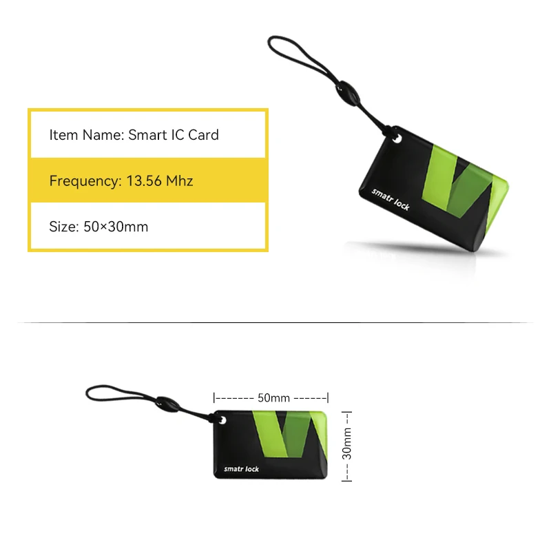 Imagem -03 - Cartões Pequenos do Cartão m1 13.56mhz do ic dos Peças para Fechaduras Inteligentes da Porta 5