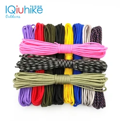 Paracord-Cuerda de paracaídas Mil Spec tipo III, 7 hebras, equipo de supervivencia para tiendas de campaña, 5 metros, 10M, 20M, 31M, 550