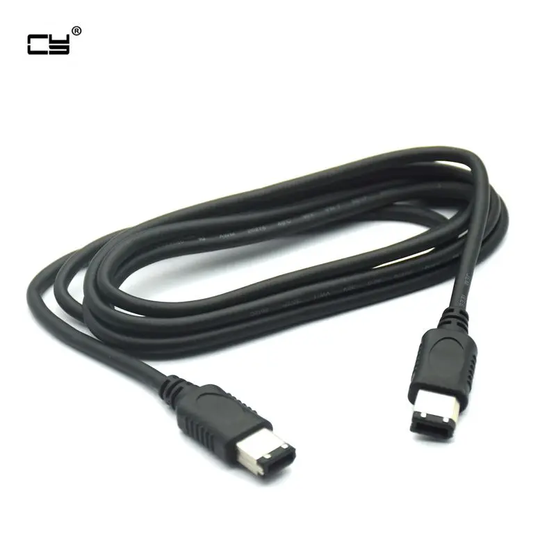 1394 6 Pin 6pin IEEE 1394 IEEE 1394 Firewire 400 6 6 iLink Cable IEEE 1394 1.5M Black 150cm 5ft