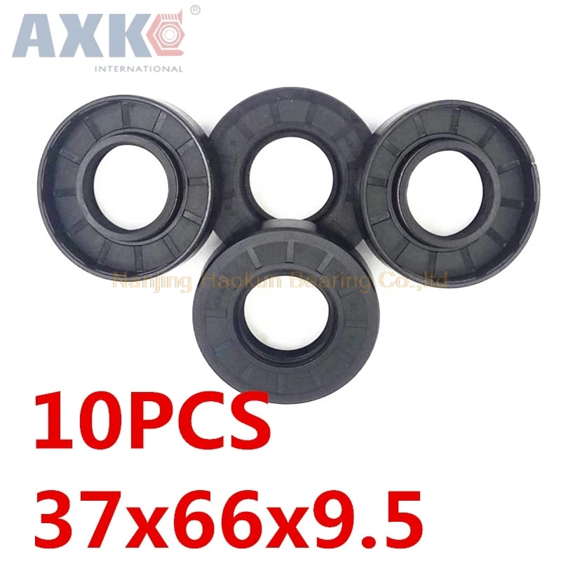 

AXK 10pcs TC37x66x9.5 Skeleton Oil Seal 37*66*9.5 Seals high-quality Seals Radial shaft seals Nitrile rubber