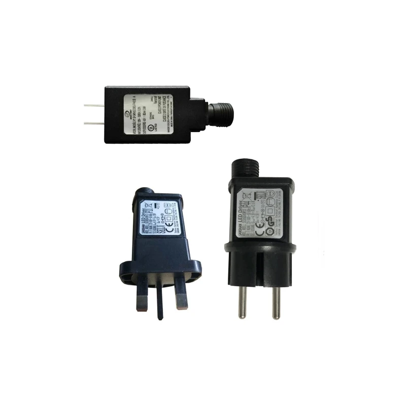 Adaptador de Alimentação para Luzes LED, Eliminador de Bateria e Mais Dispositivos, Universal, UE, EUA, UK Plug, AC para DC, 4.5V, 800mA, 2Pin
